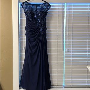 Navy blue formal dress